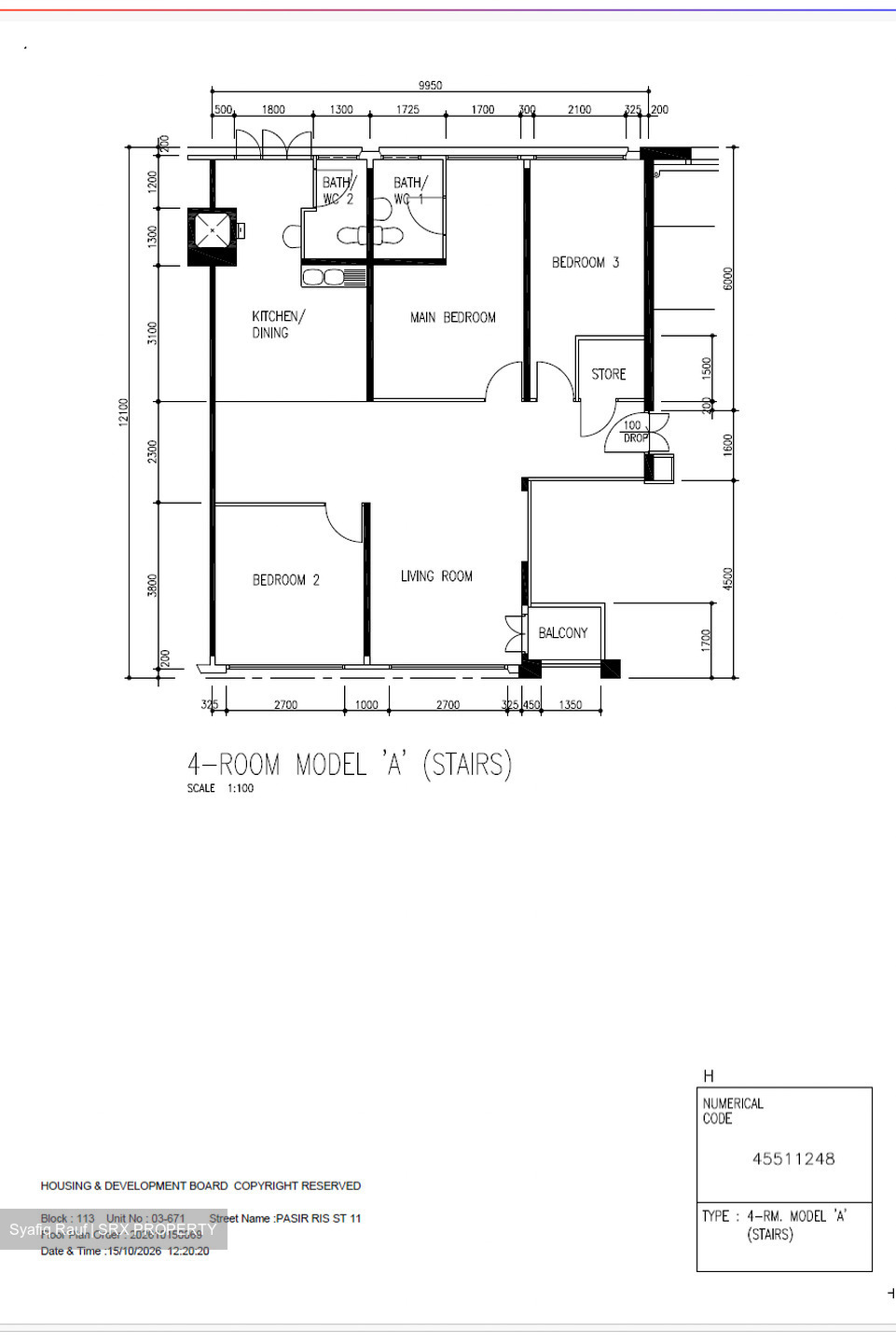 Blk 113 Pasir Ris Street 11 (Pasir Ris), HDB 4 Rooms #633408081